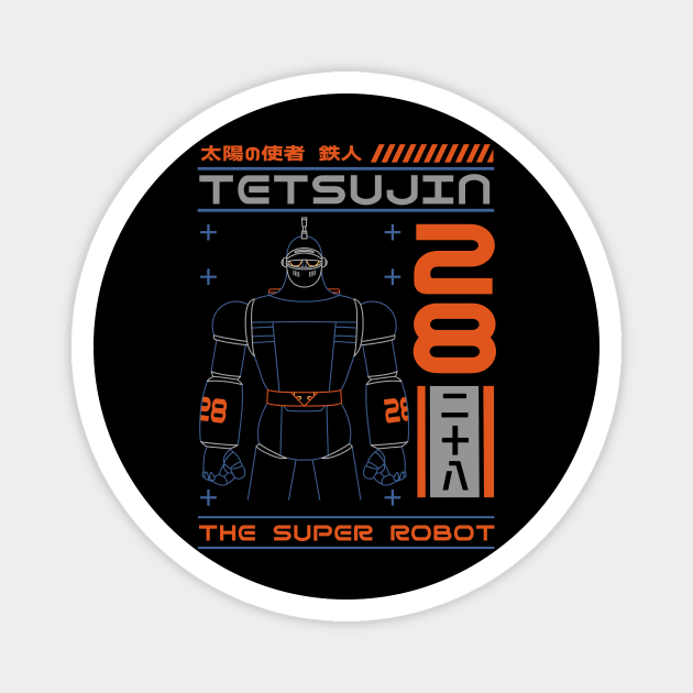 tetsujin 28 Magnet by Nisu Studio